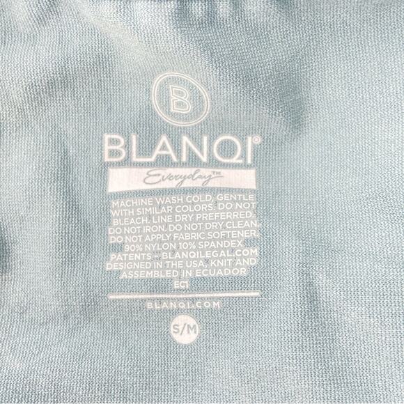 BLANQI EVERYDAY Maternity Cap‎ Sleeve Crew Neck Dress Sky Blue Small/Medium - Picture 5 of 5